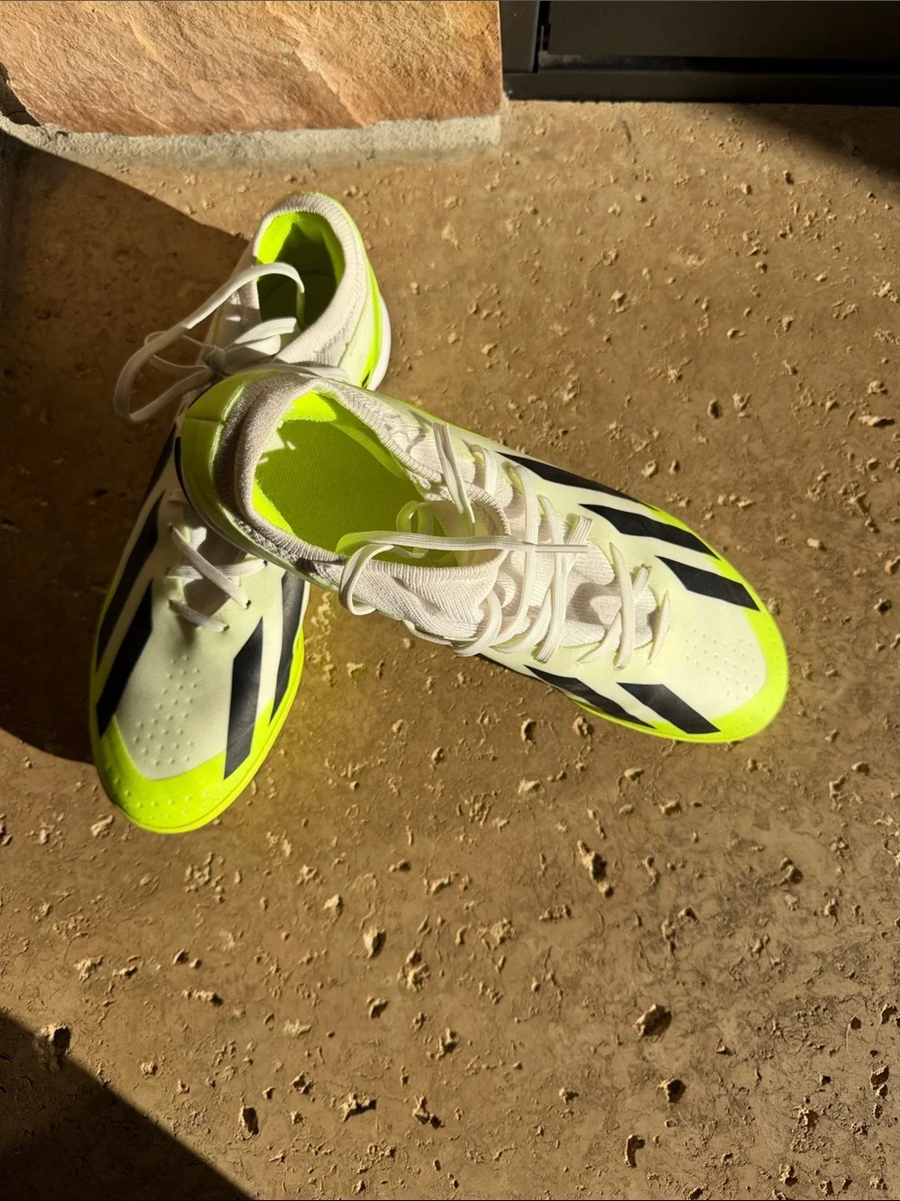 NWOT adidas X Crazyfast Men’s Soccer Turf Shoes - Neon size 10.5